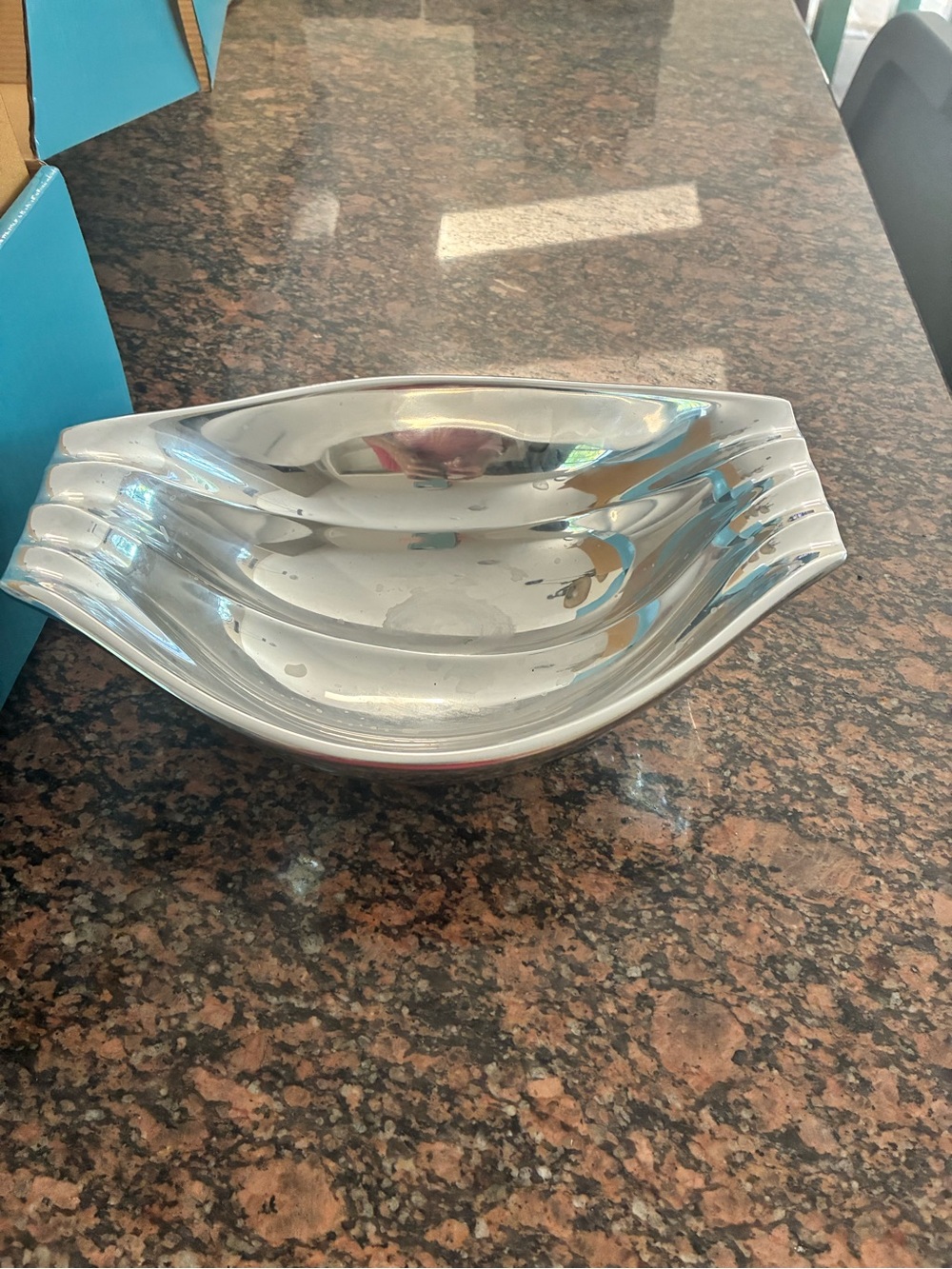 Nambe Drift Serving Bowl Small